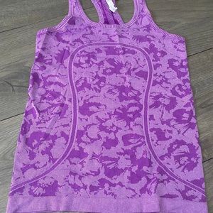 Lululemon purple swiftly top